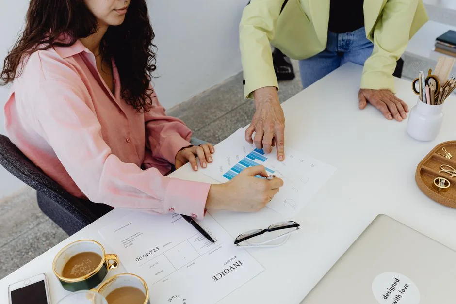 Flat lay of Canva Community Labs merchandise with vibrant design and branding elements.
